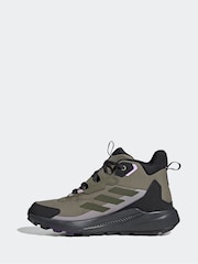 adidas Green Terrex Anylander Mid Rain.Rdy Hiking Shoes - Image 9 of 10