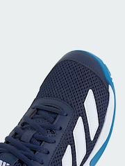 adidas Blue Courtflash Tennis Shoes - Image 3 of 4