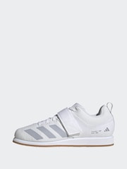 adidas White Powerlift 5 Weightlifting Shoes - Image 10 of 10