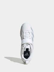 adidas White Powerlift 5 Weightlifting Shoes - Image 5 of 10