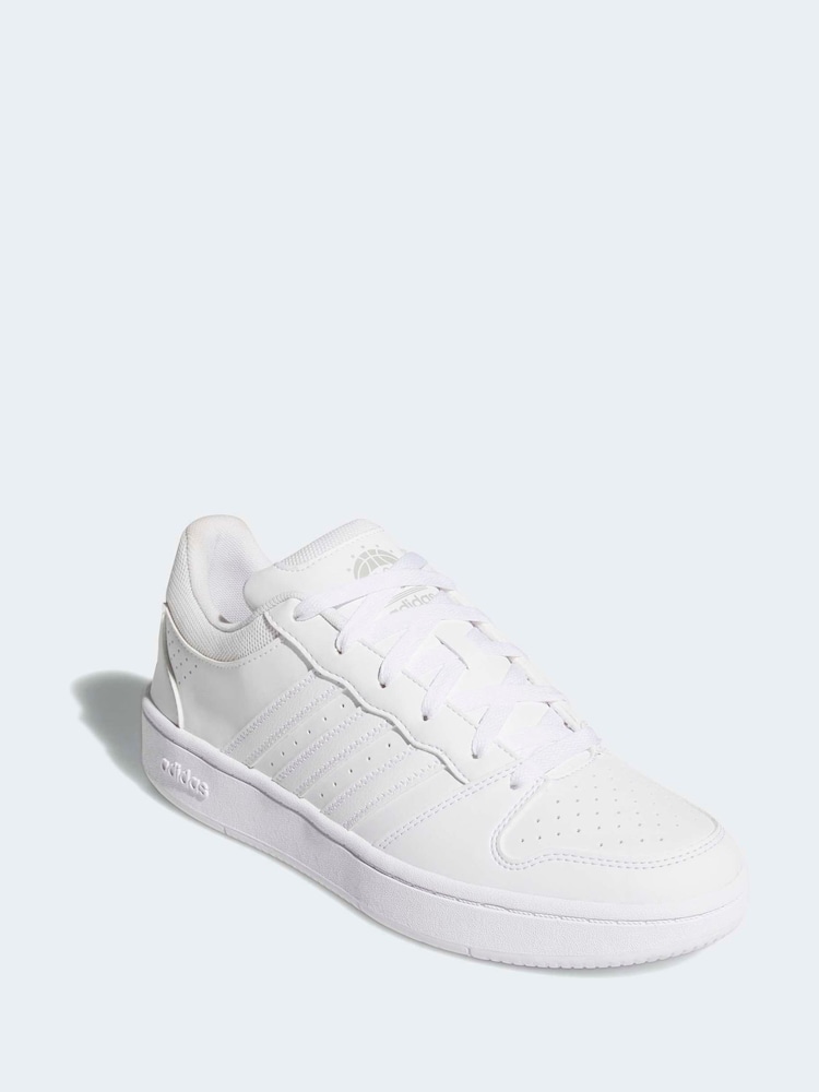 adidas White Hoops Classic Shoes - Image 1 of 10 adidas White Hoops Classic Shoes - Image 1 of 10