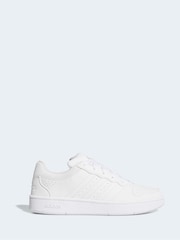 adidas White Hoops Classic Shoes - Image 2 of 10