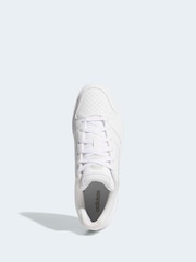 adidas White Hoops Classic Shoes - Image 5 of 10
