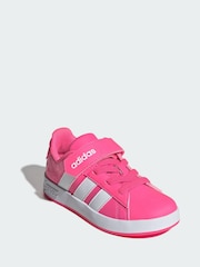 adidas Pink Marvel Avengers Grand Court Shoes - Image 1 of 4