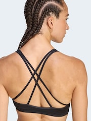 adidas Workout Essentials Knit Light Support Bra - תמונה 2 מתוך 6