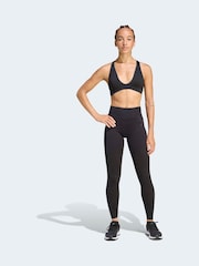 adidas Workout Essentials Knit Light Support Bra - תמונה 4 מתוך 6