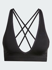 adidas Workout Essentials Knit Light Support Bra - תמונה 6 מתוך 6