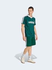 adidas Originals Green Firebird Shorts - Image 1 of 5