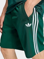 adidas Originals Green Firebird Shorts - Image 4 of 5