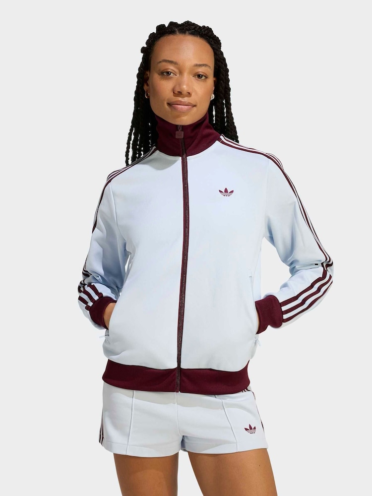 adidas Originals Blue Classic Track Jacket - Image 1 of 6