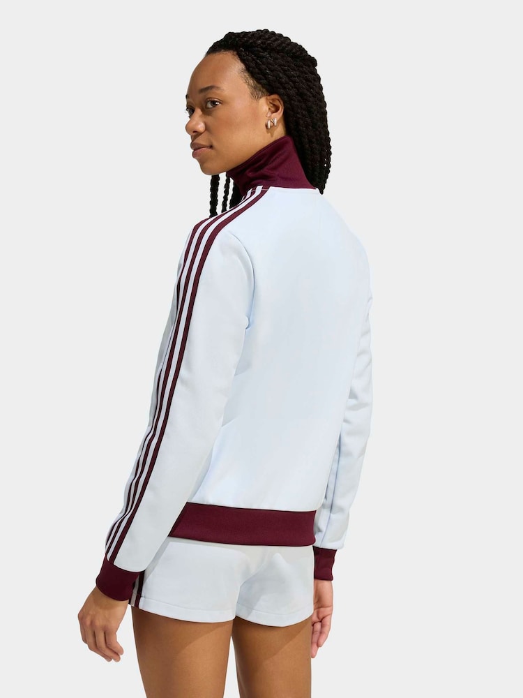 adidas Originals Blue Classic Track Jacket - Image 2 of 6