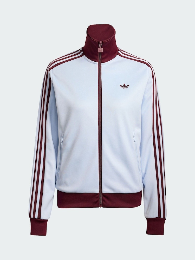 adidas Originals Blue Classic Track Jacket - Image 6 of 6