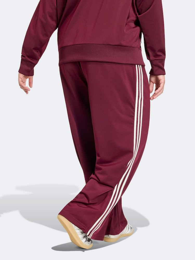 adidas Originals Red Firebird Loose Track Tracksuit Bottoms - Image 2 of 6 adidas Originals Red Firebird Loose Track Tracksuit Bottoms - Image 2 of 6
