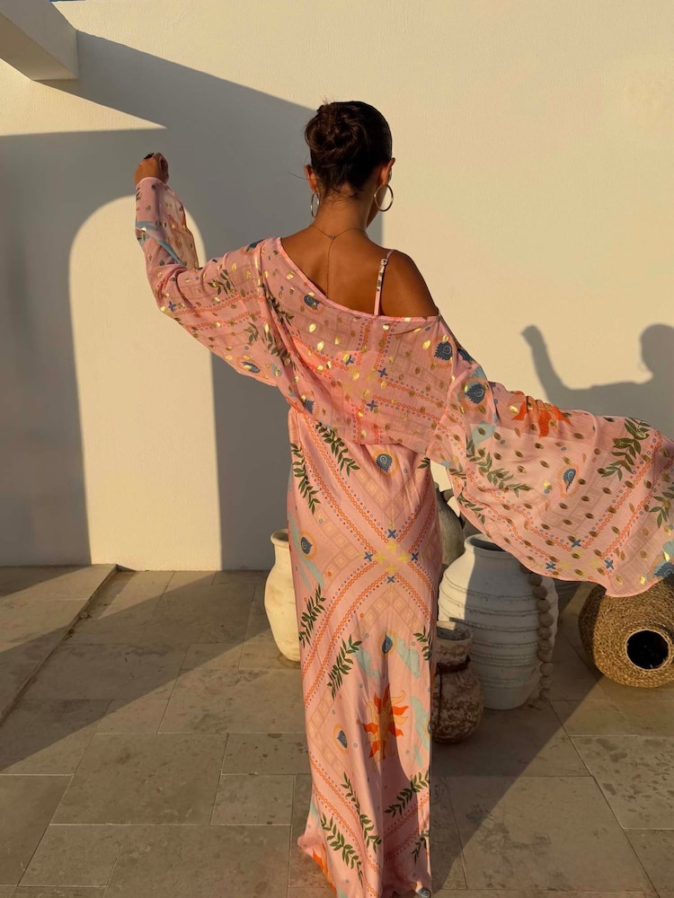 Never Fully Dressed Pink Sun Anais Dress - Image 6 of 6 Never Fully Dressed Pink Sun Anais Dress - Image 6 of 6