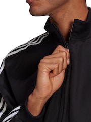 Черный - Adidas 3-в полоску тканый спортивный костюм - Image 4 of 8