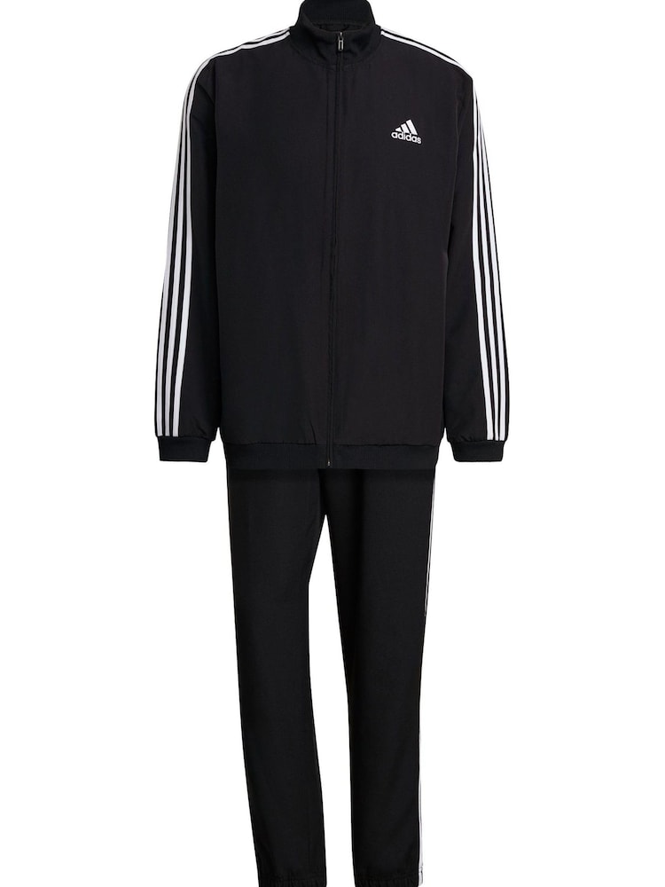 adidas Black 3-Stripes Woven Tracksuit - Image 6 of 8