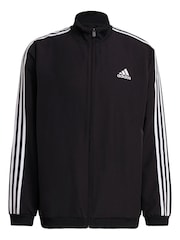 Черный - Adidas 3-в полоску тканый спортивный костюм - Image 7 of 8