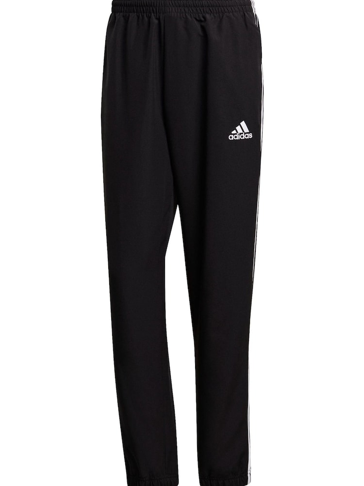 Черный - Adidas 3-в полоску тканый спортивный костюм - Image 8 of 8