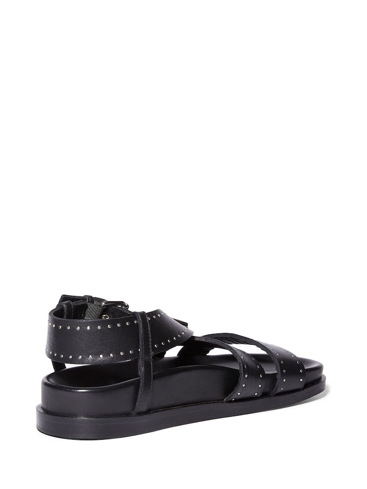 AllSaints Black Nina Sandals - Image 3 of 6