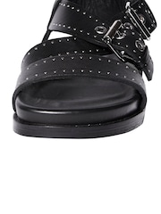 AllSaints Black Nina Sandals - Image 4 of 6