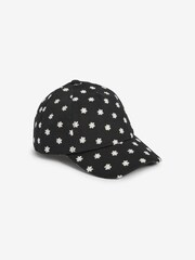 Black Daisy Embroidered Embroidered Cap (3mths-16yrs) - Image 1 of 2