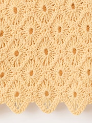 Mango Yellow Short Sleeve Knit Cardigan - Image 7 of 7