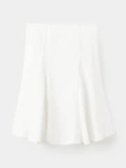 Mango White Floaty Midi Skirt - Image 1 of 3