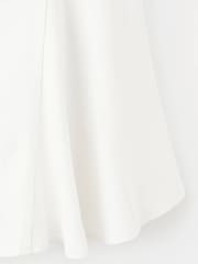 Mango White Floaty Midi Skirt - Image 2 of 3