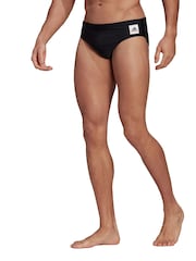 adidas Black Performance Solid Swim Trunks - Image 1 of 1