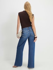 River Island мид приталенный широкие джинсы - Изображение 2 4