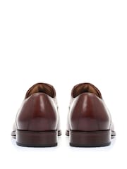 Коричневый - Обычный крой - Jones Bootmaker Matthew Leather Oxford Shoes - Image 3 of 6