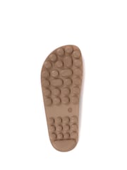 Jones Bootmaker Tan Brown South Beach Ladies Mule Sandals - Image 3 of 5