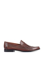 Jones Bootmaker Riverside Woven Leather Loafers - Image 2 of 6