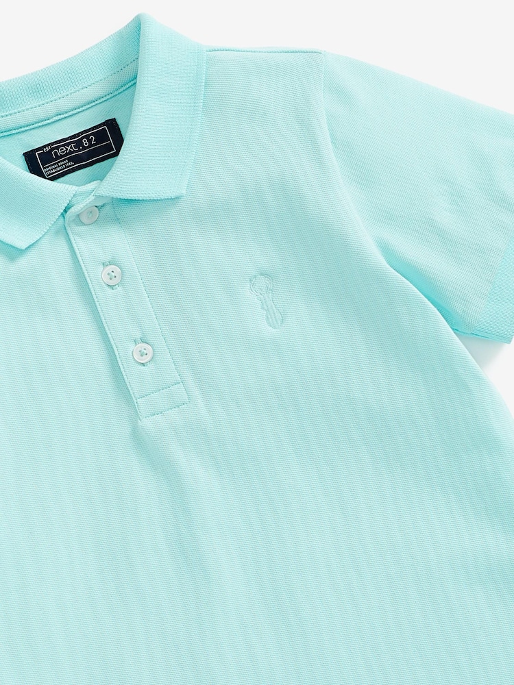 Mintgrün - Kurzärmliges Polo-Shirt (3–16 J.) - Bild 2 von 2 Mintgrün - Kurzärmliges Polo-Shirt (3–16 J.) - Bild 2 von 2