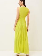 Phase Eight Yellow Molly Chiffon Maxi Dress - Image 2 of 6