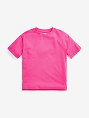 Magenta Pink Oversized T-Shirt (3-16yrs) - Image 2 of 4