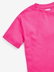 Magenta Pink Oversized T-Shirt (3-16yrs) - Image 4 of 4