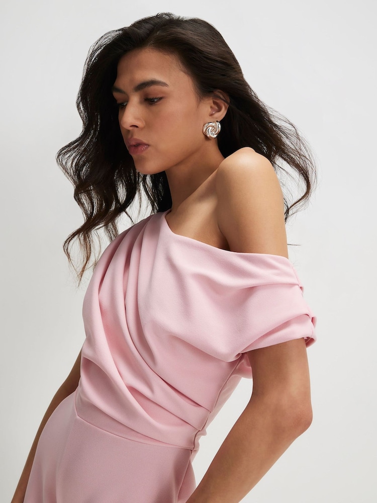River Island Sleeveless Asymmetric One Shoulder Playsuit - 4的图像4｝