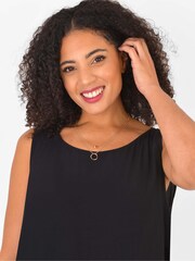 Live Unlimited Curve Black Sustainable Viscose Vest - Image 3 of 7