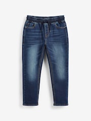 Indigo Blue Regular Fit Stretch Elasticated Waist Jeans (3-16yrs) - Image 1 of 3