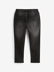 Black Regular Fit Stretch Elasticated Waist Jeans (3-16yrs) - Image 1 of 3