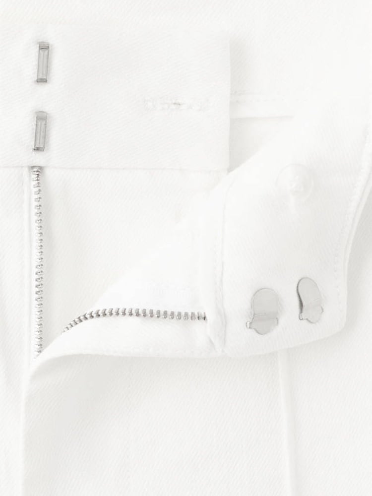 Mango White High Rise Straight Jeans - Image 7 of 7