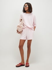 River Island Pink Premium Elasticated Shorts - Image 1 of 4