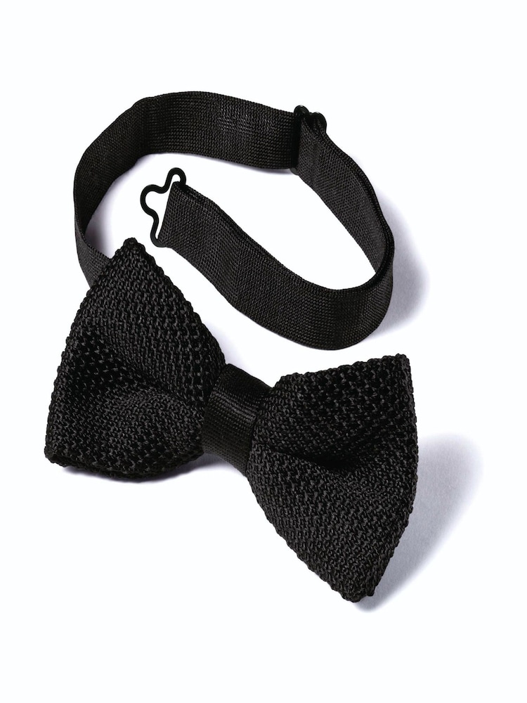 Μαύρο - Charles Tyrwhitt Κλασσικό πλεκτό πλεκτό παπιγιόν - Εικόνα 1 από 1