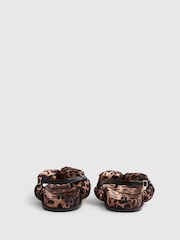 River Island Brown Leopard Print Toe Thong Sandals - Image 4 of 6