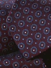 Charles Tyrwhitt奖章丝绸领带 - 2的图像2｝