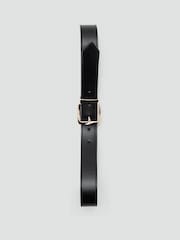 Mango Black Gold Pu Buckle Belt - Image 3 of 4