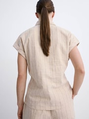 Mango Brown Knot Front Shirt - Image 4 of 7