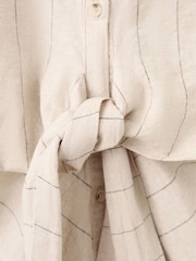 Mango Brown Knot Front Shirt - Image 6 of 7
