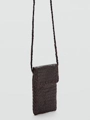 Mango Brown Leather Small Cross Body Bag - Image 2 of 2